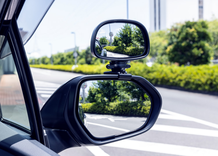 Attached to Side Door Mirror